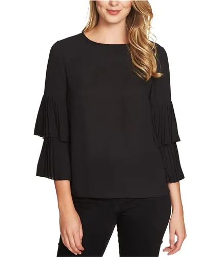 1.State Womens Tiered-Sleeve Knit Blouse, TW2