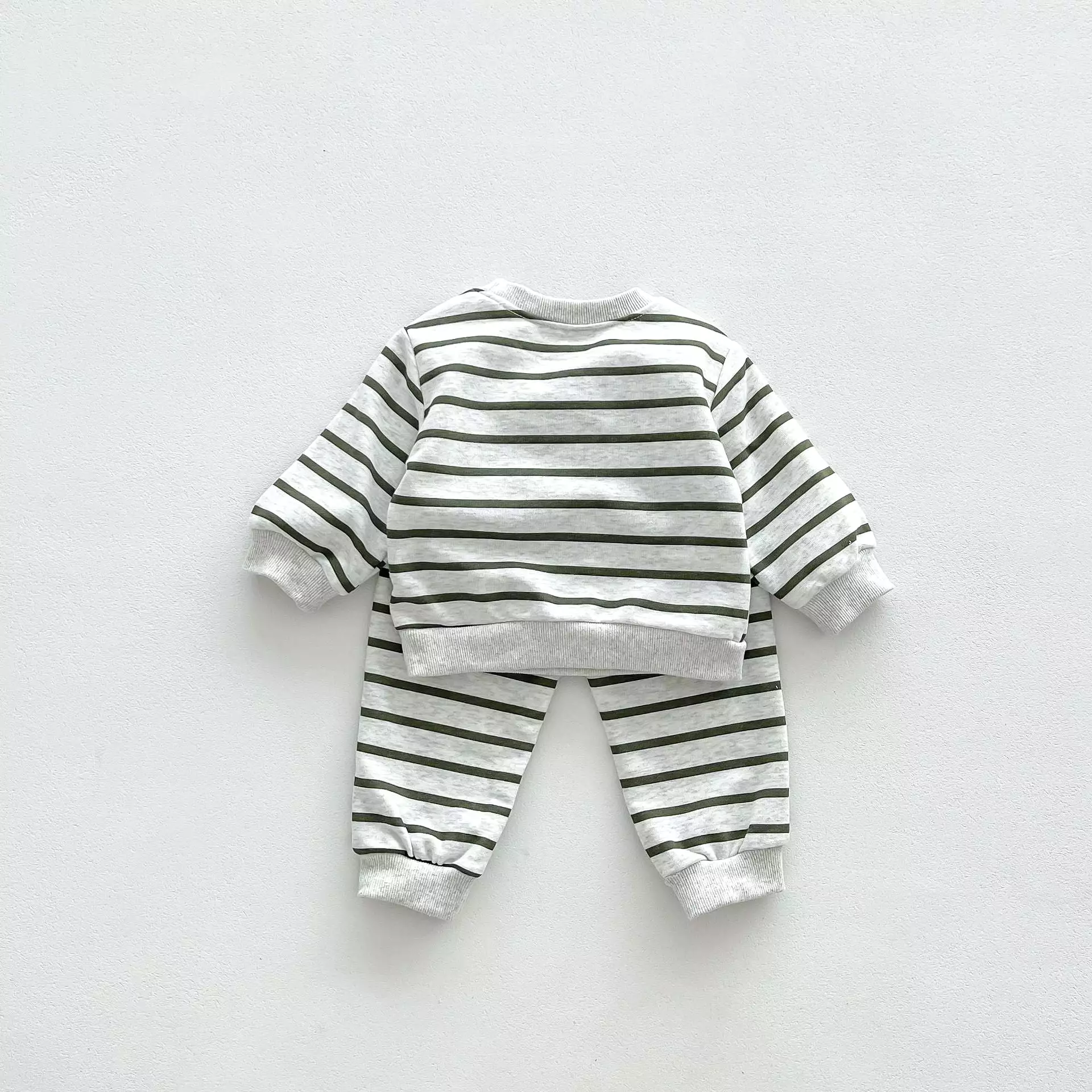 2 Pieces Set Baby Kid Boys Striped Cartoon Tops And Pants Wholesale 23101921