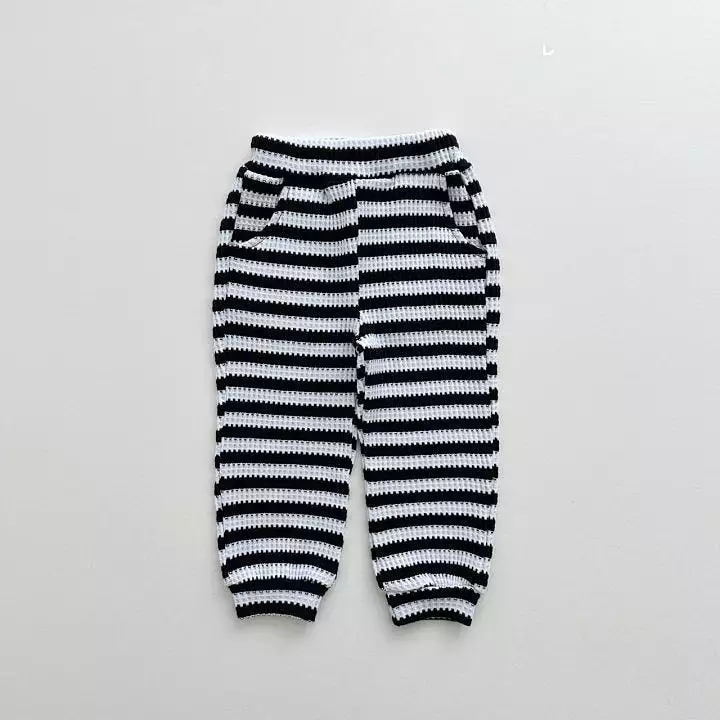 2 Pieces Set Baby Kid Girls Boys Striped Color-blocking Tops And Pants Wholesale 231130150