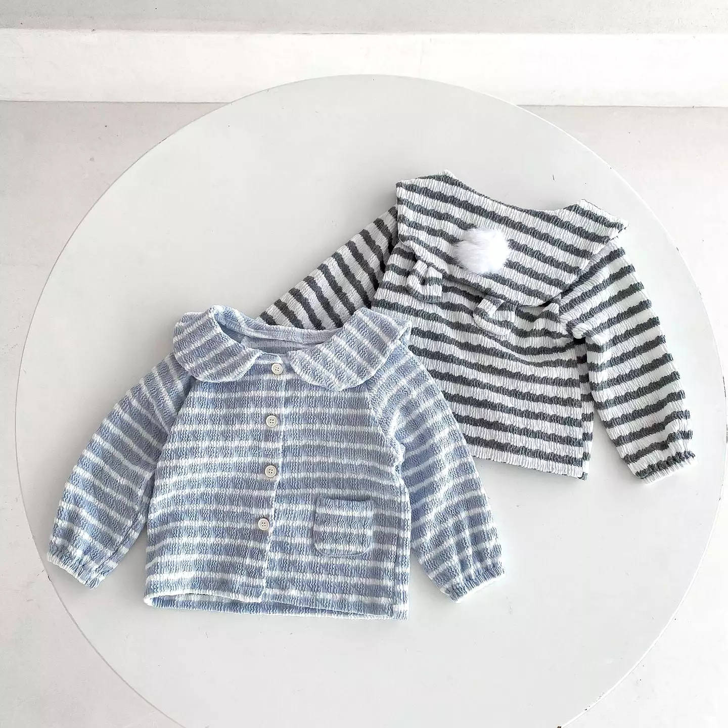 2 Pieces Set Baby Kid Girls Striped Tops And Pants Wholesale 23101951