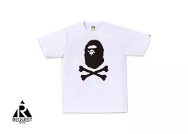 A Bathing Ape BAPE Crossbone Tee White