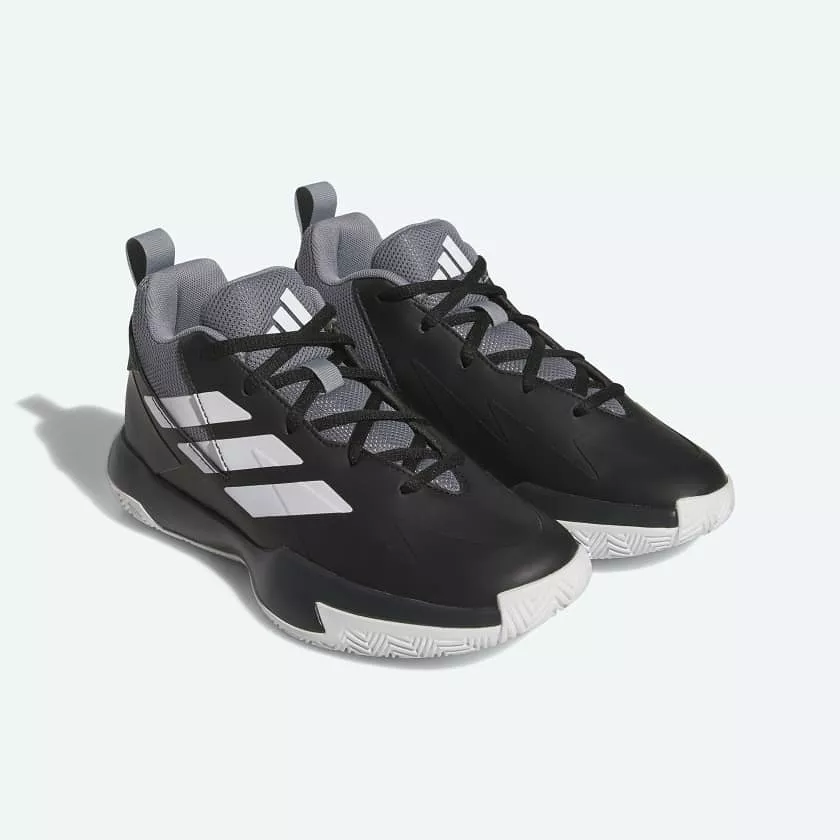 ADIDAS JUNIOR CROSS EM BLACK BASEKTBALL SHOES