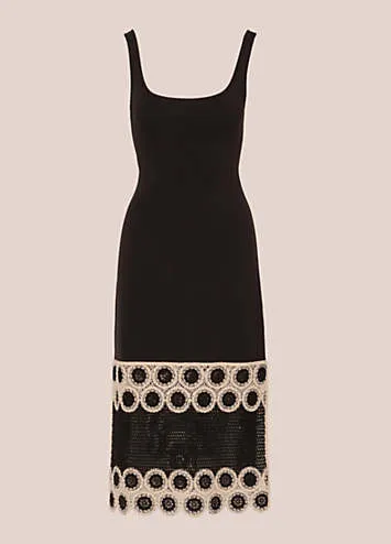 Adrianna Papell Adrianna by Adrianna Papell Crochet Sheath Dress | Kaleidoscope