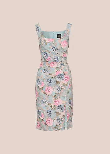 Adrianna Papell Floral Matelasse Dress | Grattan