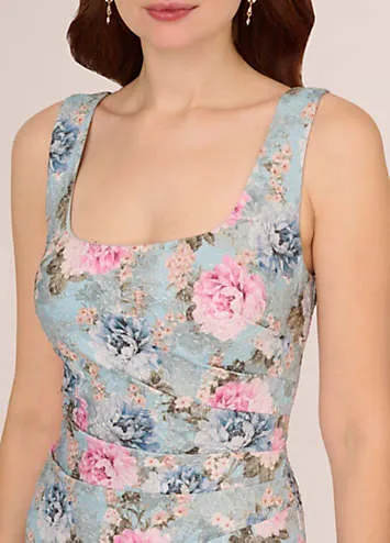 Adrianna Papell Floral Matelasse Dress | Grattan