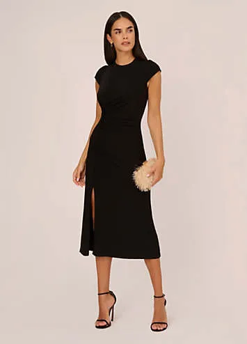 Adrianna Papell Jersey Midi Dress | Kaleidoscope