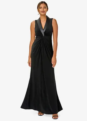 Adrianna Papell Jersey Tuxedo Gown | Kaleidoscope