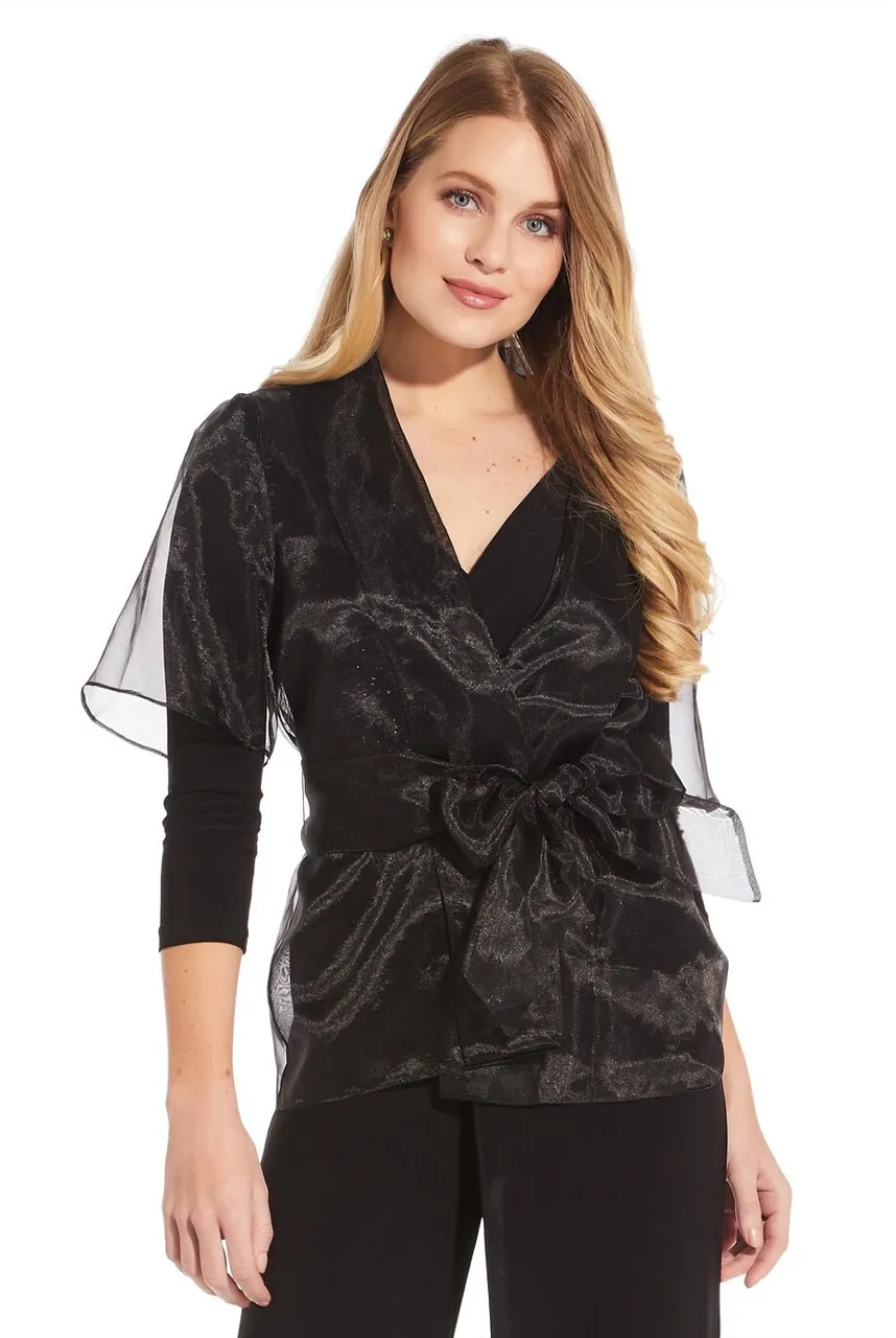 ADRIANNA PAPELL Organza coverup 
                         
                     
                