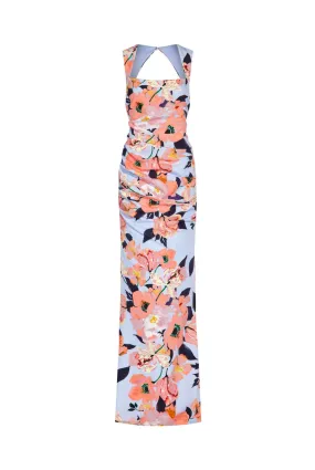 ADRIANNA PAPELL Print crepe gown 
                         
                     
                