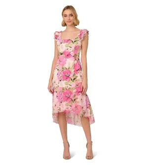 Adrianna Papell Printed Midi Dress