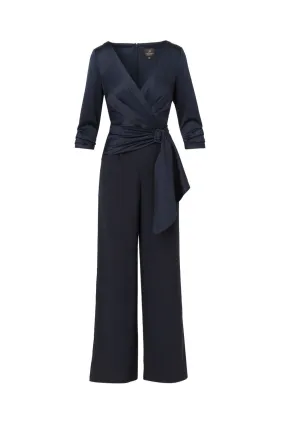 ADRIANNA PAPELL Satin crepe jumpsuit 
                         
                     
                