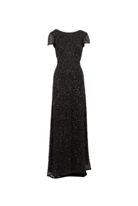 ADRIANNA PAPELL Scoop back long dress 
                         
                     
                