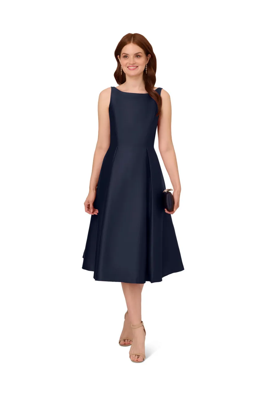 ADRIANNA PAPELL Sleeveless tea length dress 
                         
                     
                