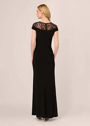 Adrianna Papell Studio Beaded Jersey Gown | Kaleidoscope