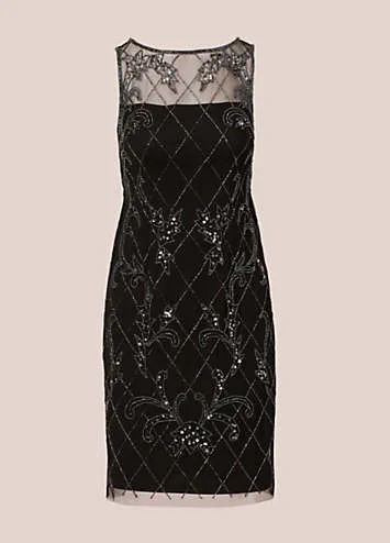 Adrianna Papell Studio Beaded Sheath Dress | Grattan