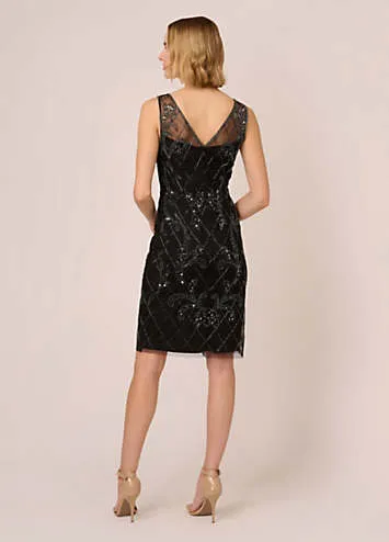 Adrianna Papell Studio Beaded Sheath Dress | Grattan