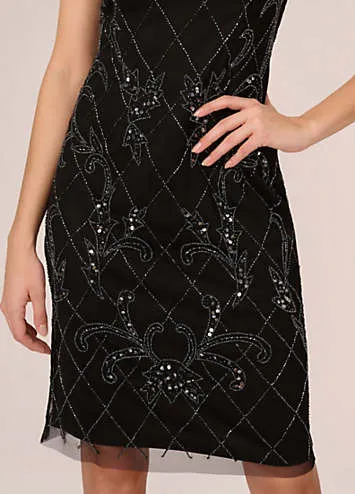 Adrianna Papell Studio Beaded Sheath Dress | Grattan