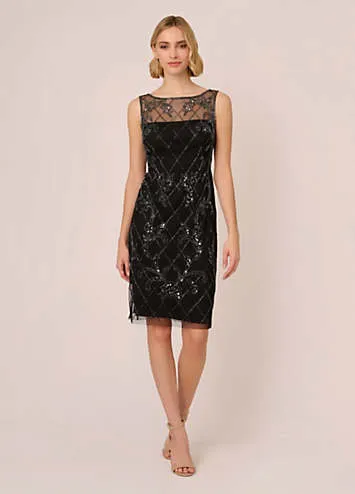 Adrianna Papell Studio Beaded Sheath Dress | Grattan