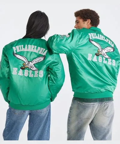 Aeropostale Philadelphia Eagles Bomber Jacket