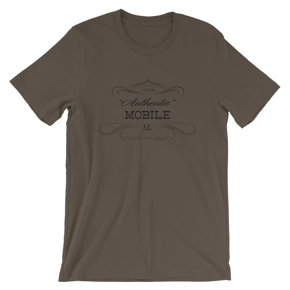 Alabama - Mobile AL - Short-Sleeve Unisex T-Shirt - Authentic