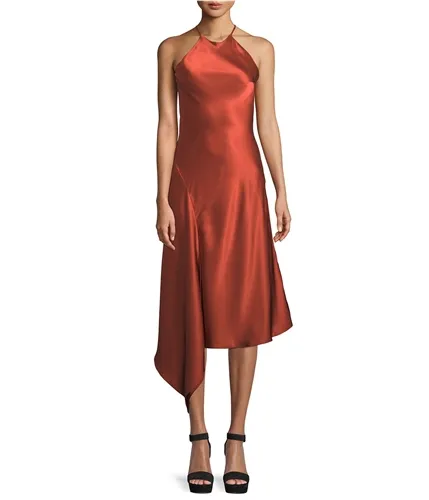 Alexis Womens Draped Midi Dress