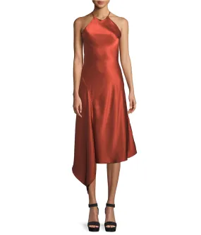 Alexis Womens Draped Midi Dress