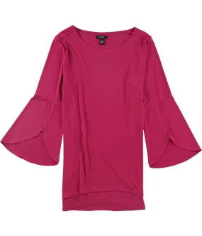 Alfani Womens Tulip Sleeve Pullover Blouse