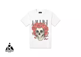 Amiri Grateful Dead Skull Tee White