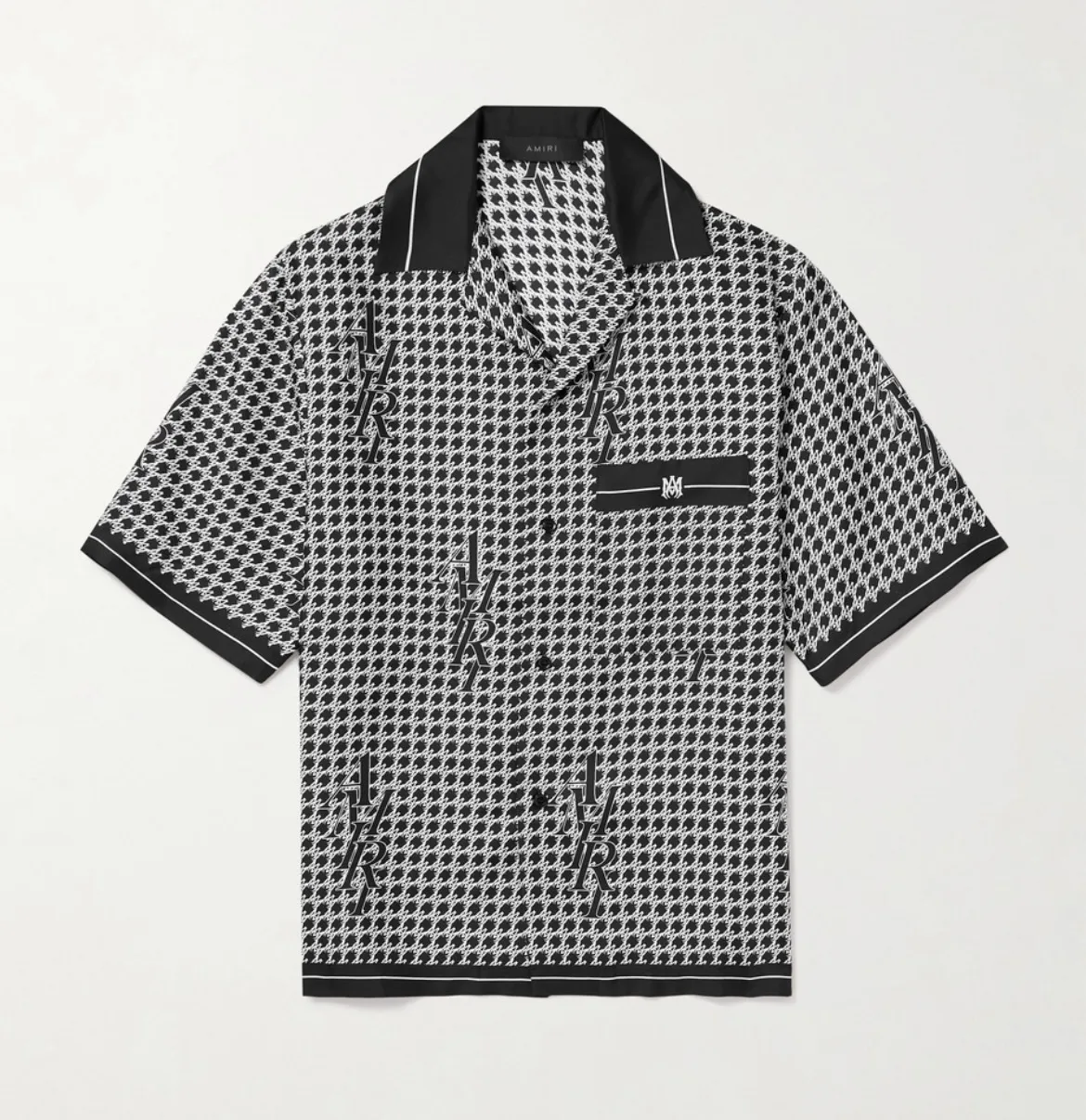 AMIRI  |Silk Street Style Short Sleeves Shirts