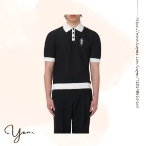 AMIRI  |Street Style Cotton Short Sleeves Polos