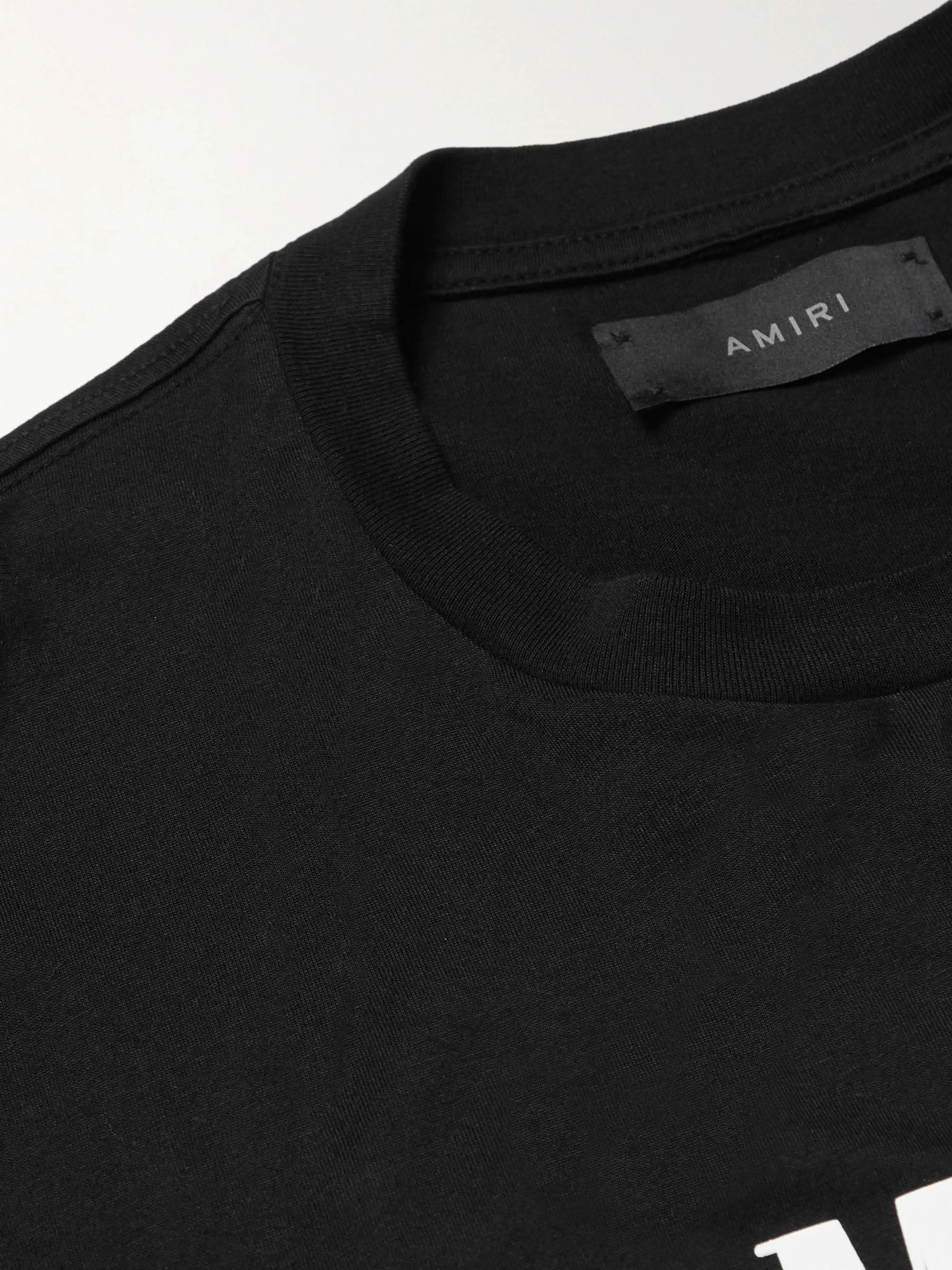 AMIRI  |Street Style Plain Cotton Short Sleeves Logo T-Shirts