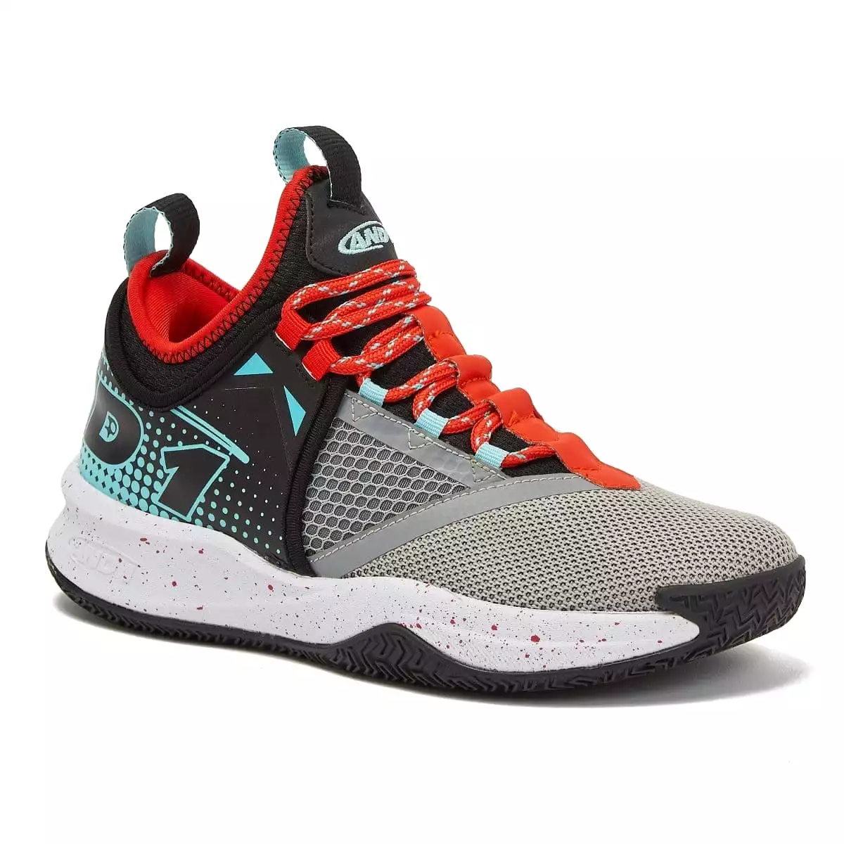 AND-1 JUNIOR CHARGE GREY BASKETBALL SHOES