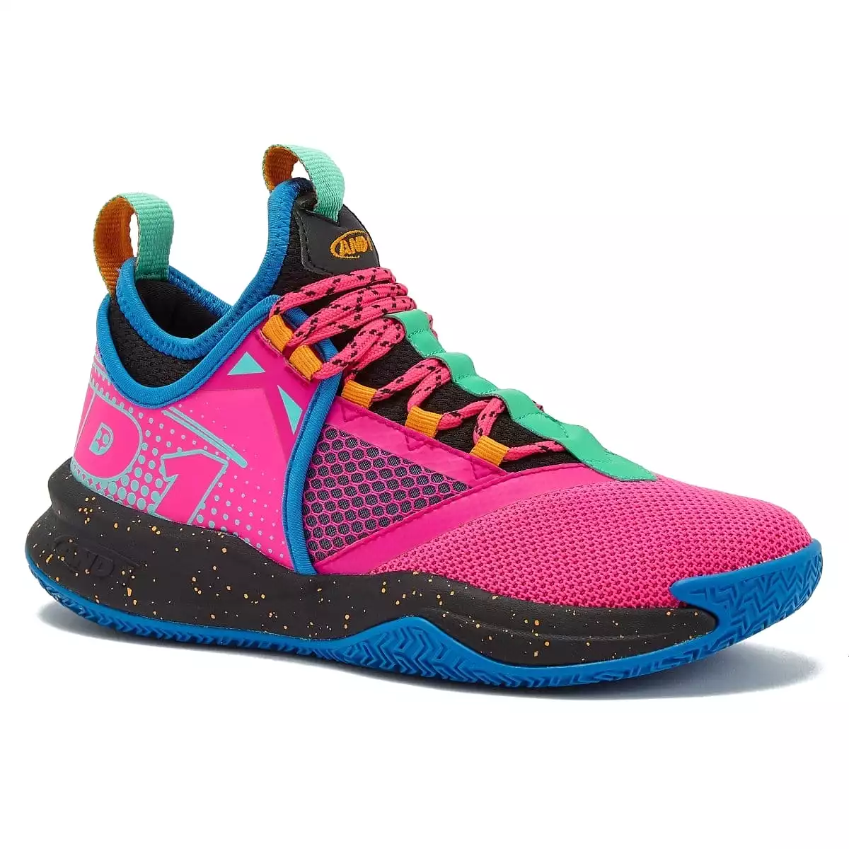 AND-1 JUNIOR CHARGE PINK BASKETBALL SHOES