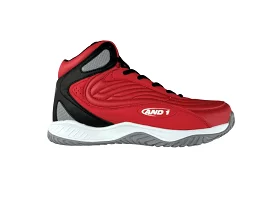 AND 1 JUNIOR PULSE 3.0 RED/BLACK BASKETBALL SHOE