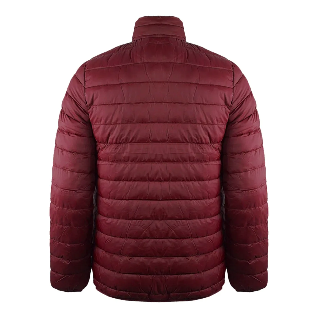 Aquascutum London Logo Bordeaux Red Active Jacket