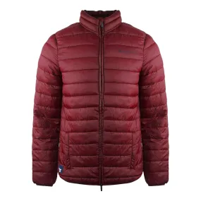 Aquascutum London Logo Bordeaux Red Active Jacket