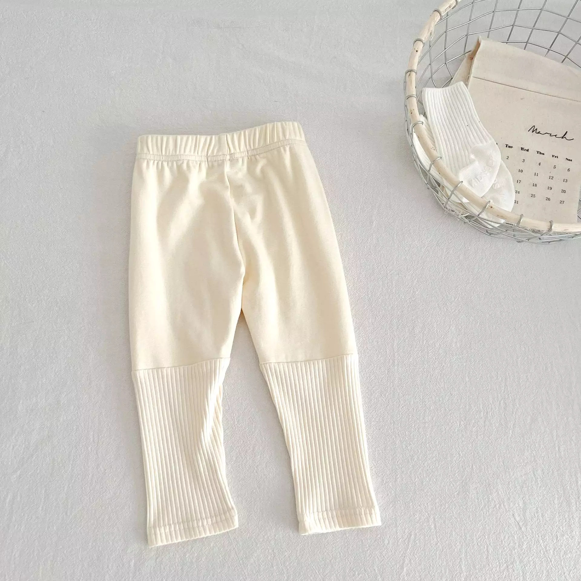 Baby Kid Girls Color-blocking Pants Wholesale 23113059