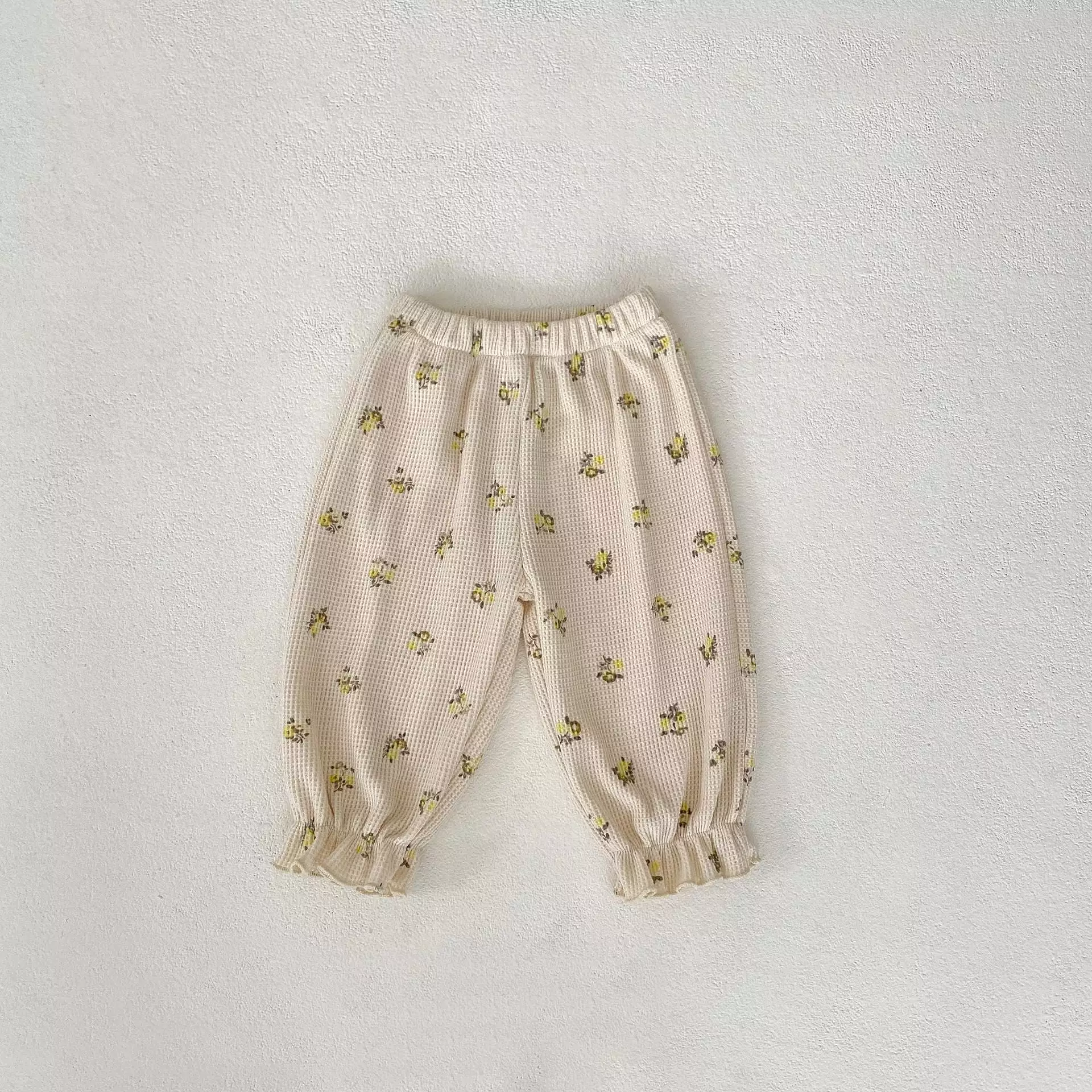 Baby Kid Girls Flower Print Pants Wholesale 24011191