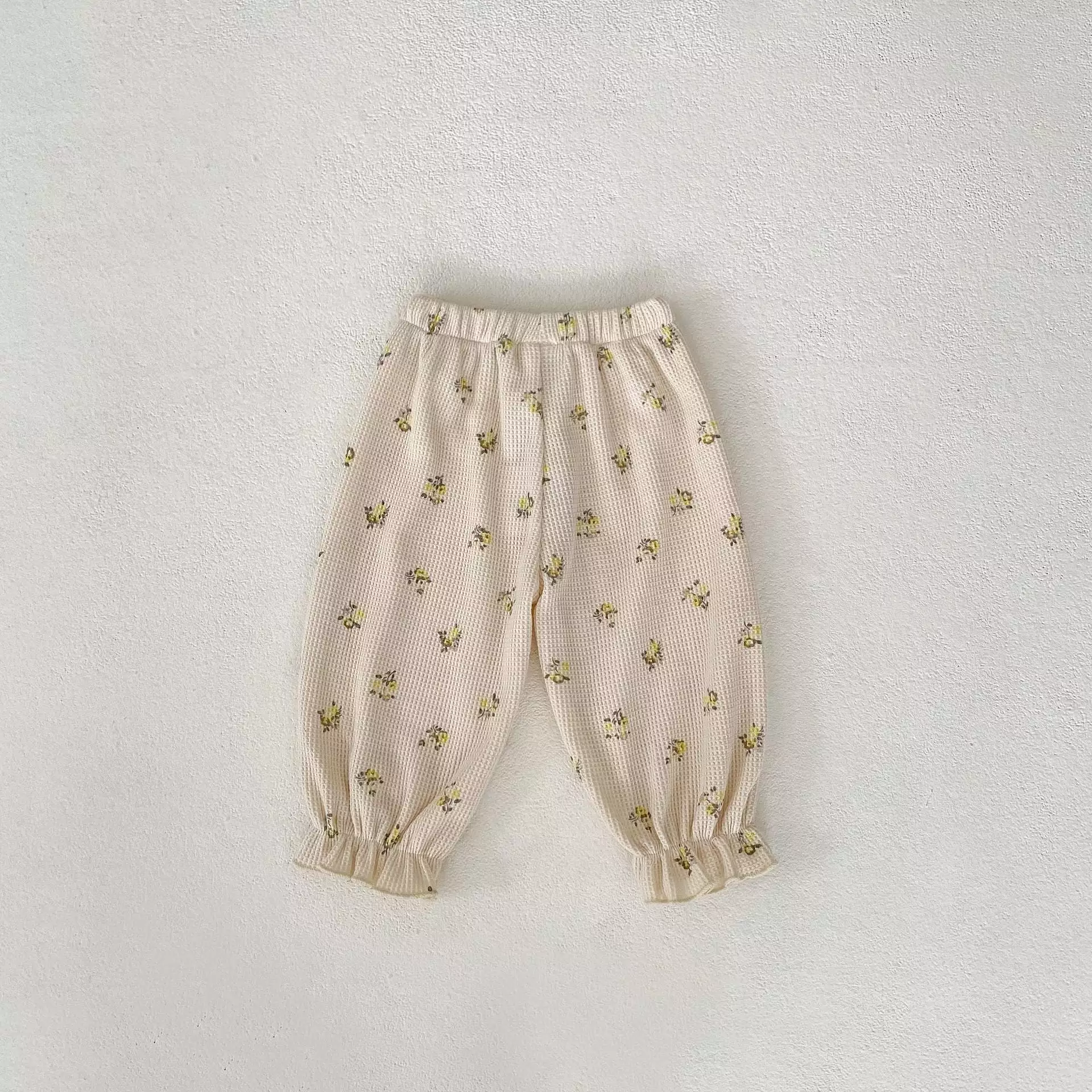 Baby Kid Girls Flower Print Pants Wholesale 24011191