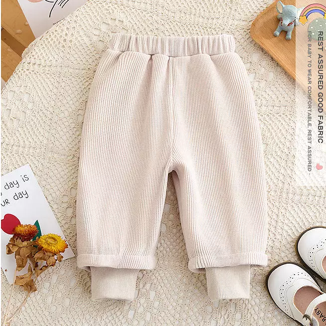 Baby Kid Girls Solid Color Cartoon Pants Wholesale 231019216