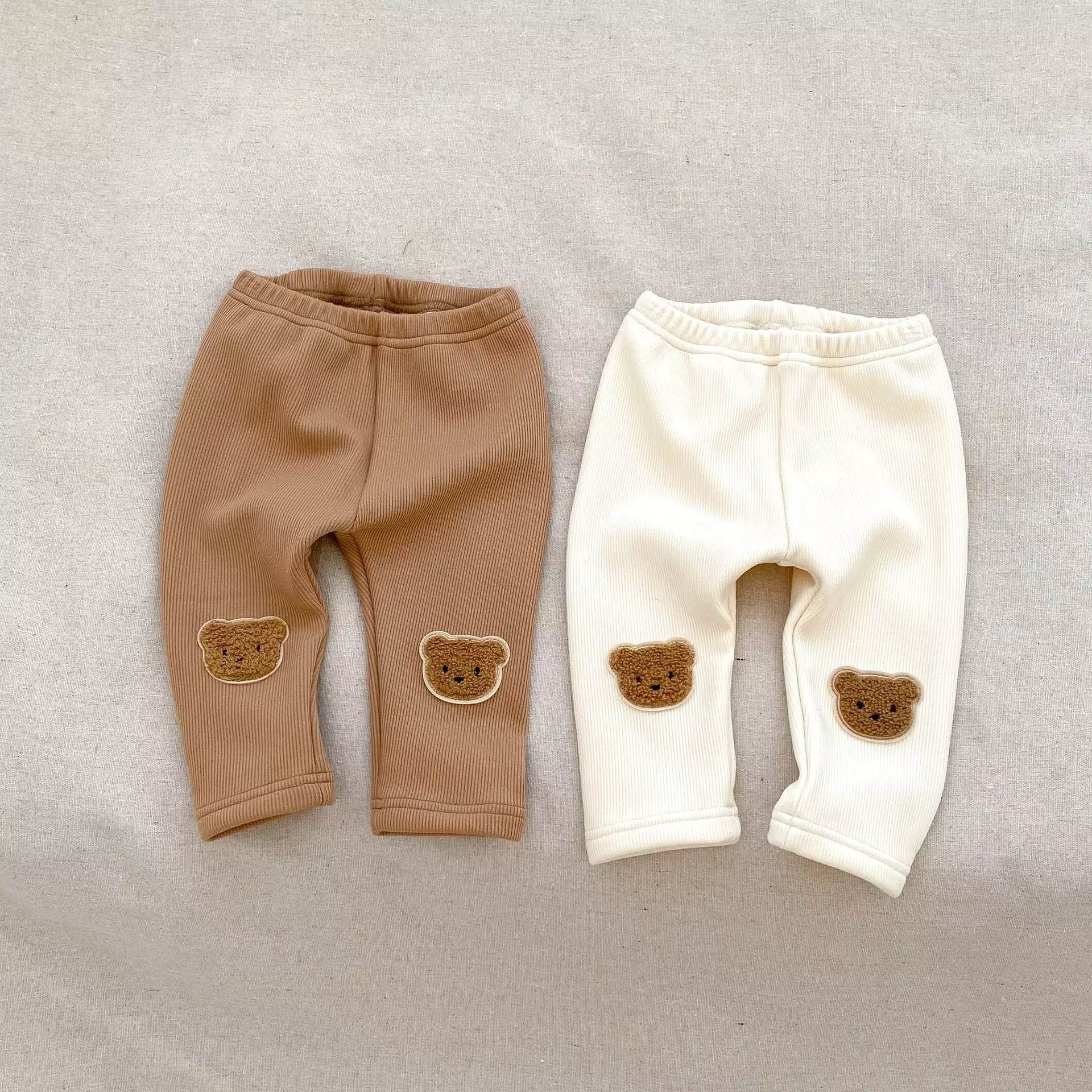 Baby Kid Girls Solid Color Cartoon Pants Wholesale 23101932