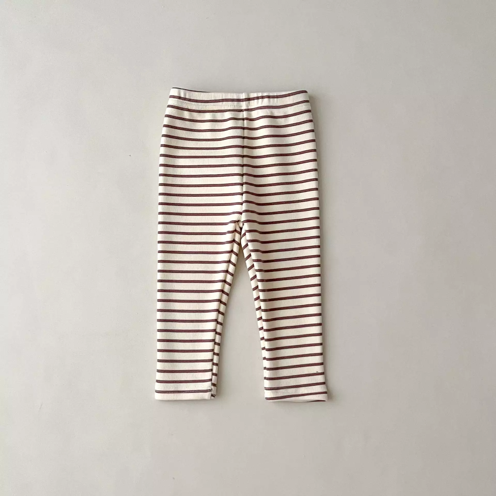 Baby Kid Girls Solid Color Striped Pants Wholesale 231130142