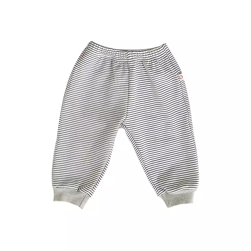 Baby Kid Girls Solid Color Striped Pants Wholesale 24030104