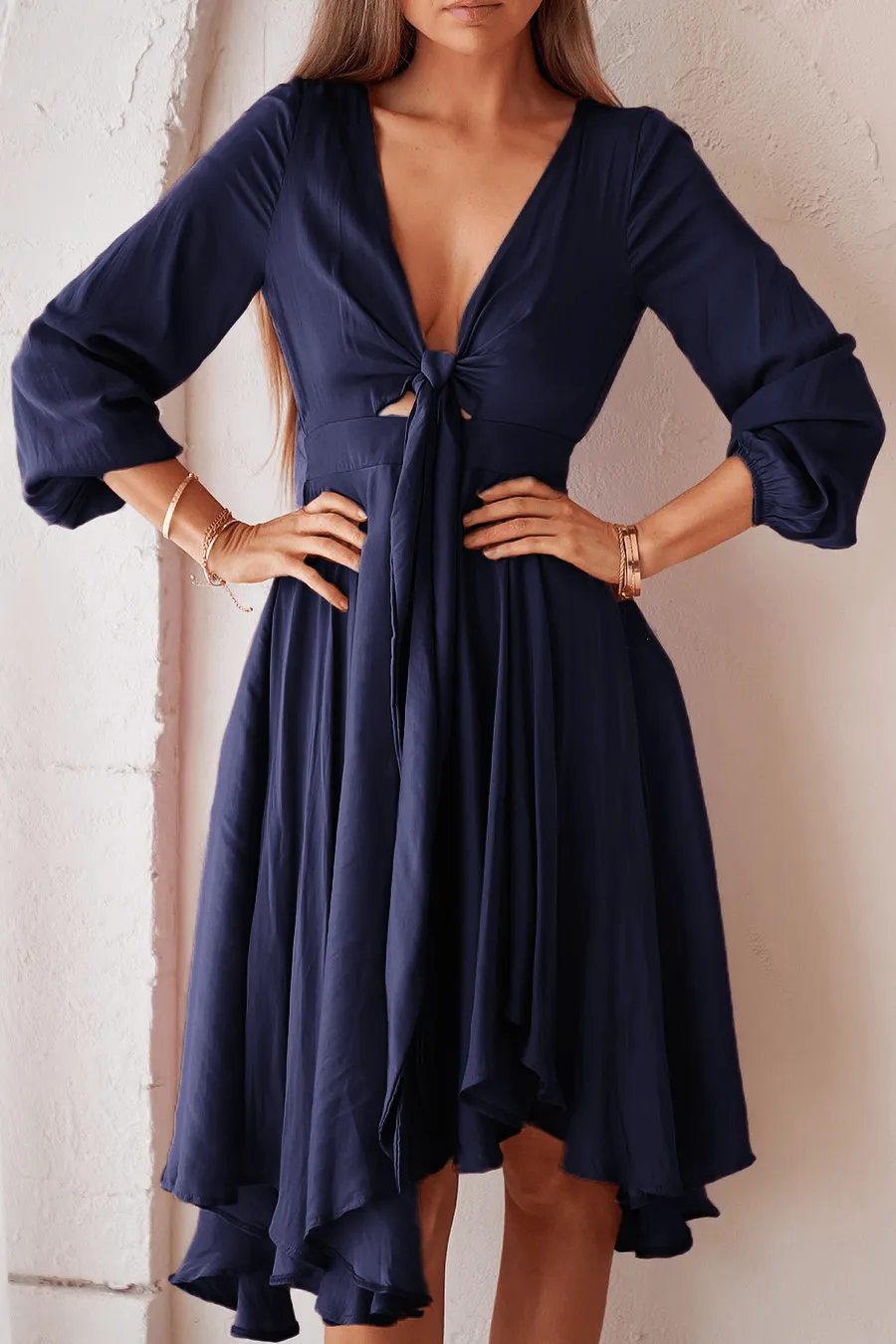 Balance Dress - Navy