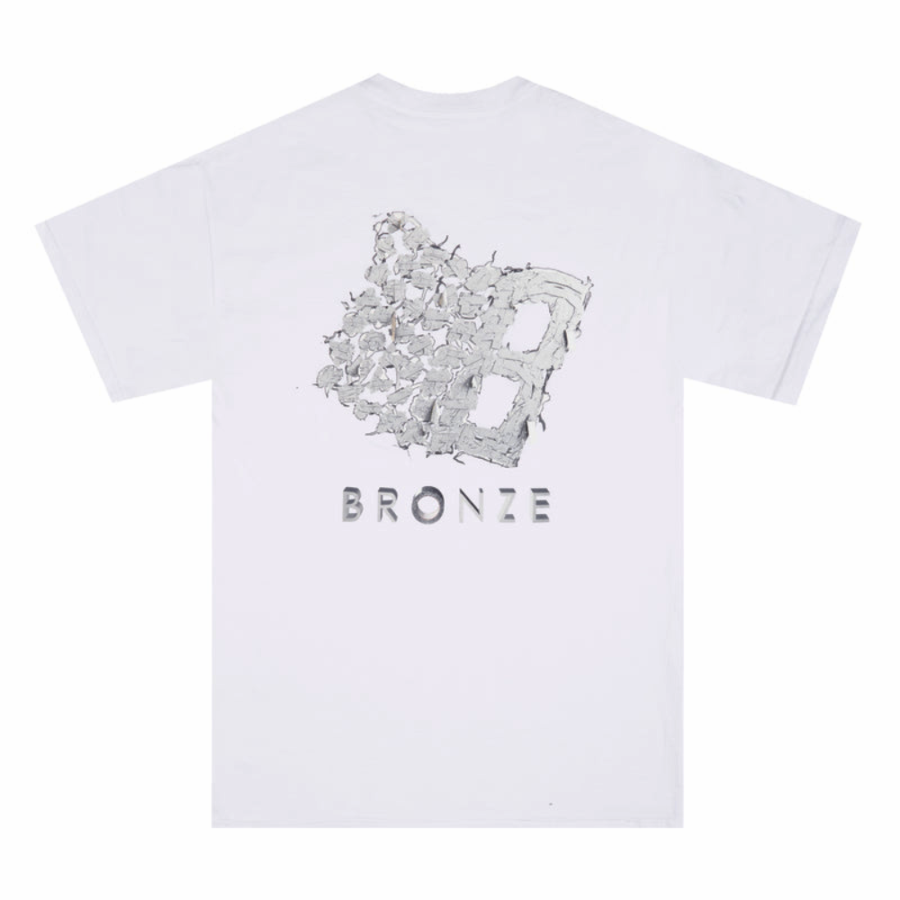 Bronze56K Duct Tape Tee White