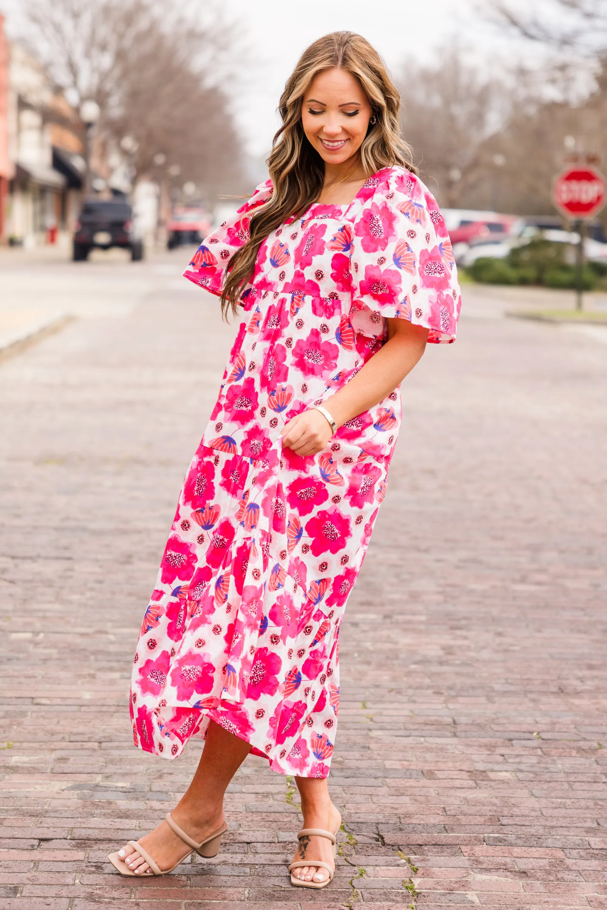 Can't Be Outdone Maxi Dress, Pink