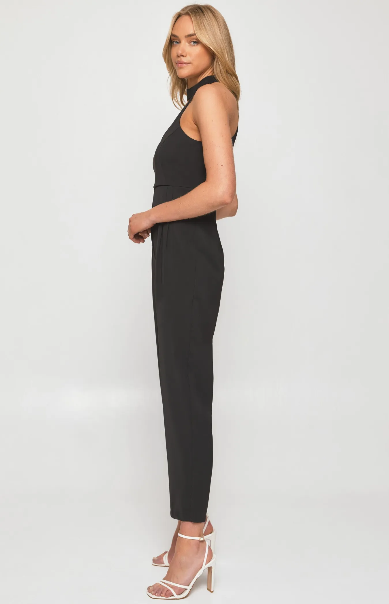 Choker Neckline Jumpsuit (WJP233B)