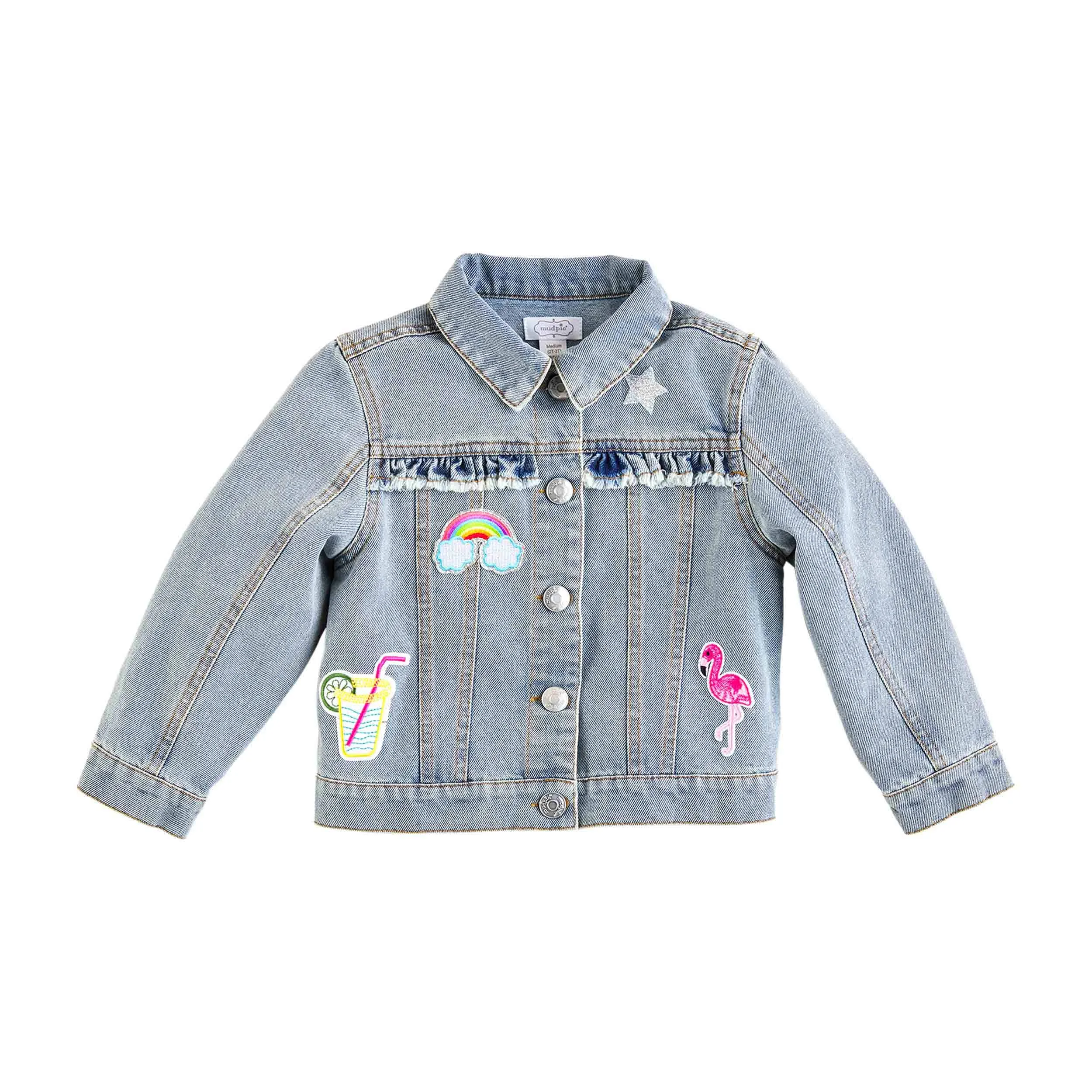 Denim Jacket with Patches