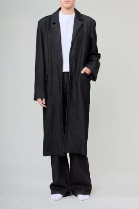 Dimes Coat - Cloud Washed Black