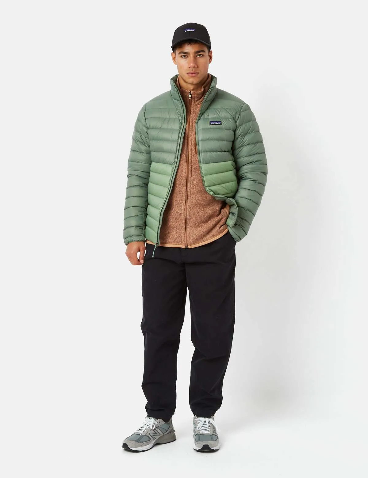 Down Sweater Jacket - Sedge Green